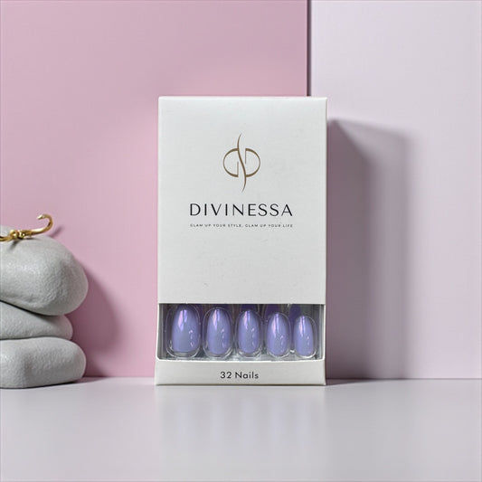 Gel Design - Soft Glam Blue